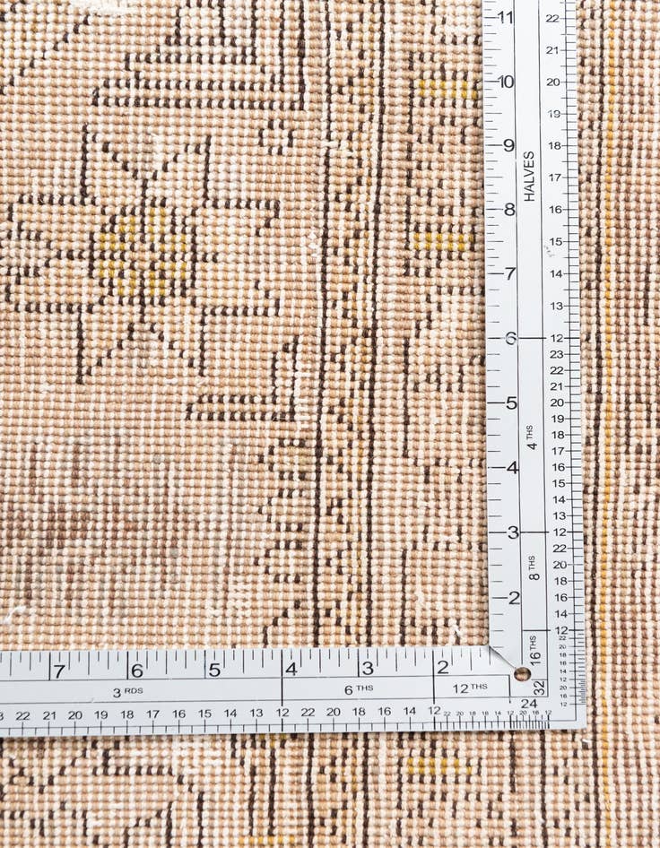 Detail image of 6' 10 x 10' 8  Hand Knotted Ultra Vintage Persian Wool Rug