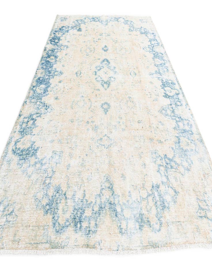 Detail image of 6' 4 x 9' 9  Hand Knotted Ultra Vintage Persian Wool Rug
