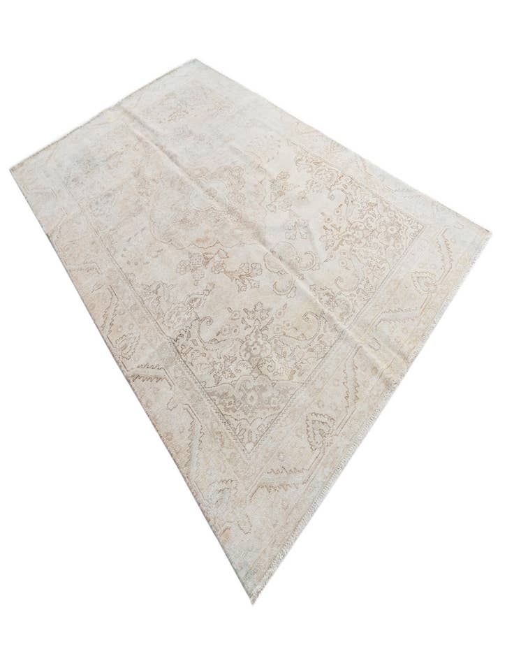 Detail image of 6' x 9' 7  Hand Knotted Ultra Vintage Persian Wool Rug