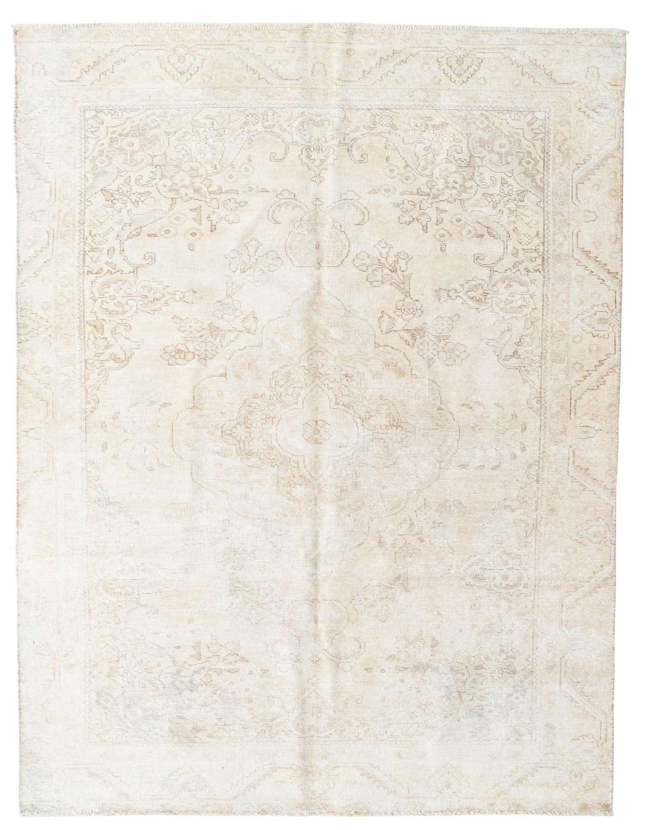 Primary image 6' x 9' 7  Hand Knotted Ultra Vintage Persian Wool Rug