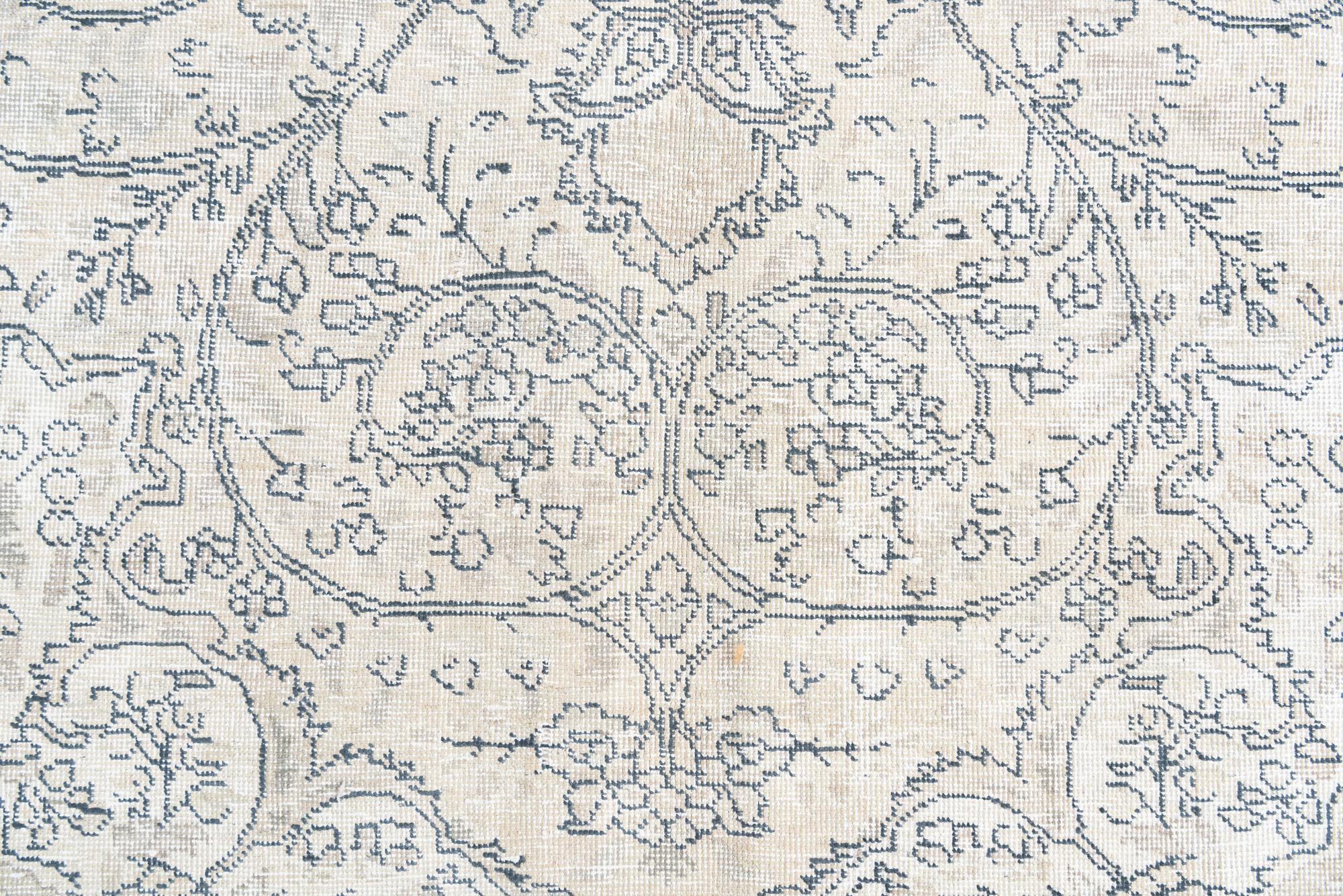 8' 2 x 11' Hand Knotted Ultra Vintage Persian Wool Rug