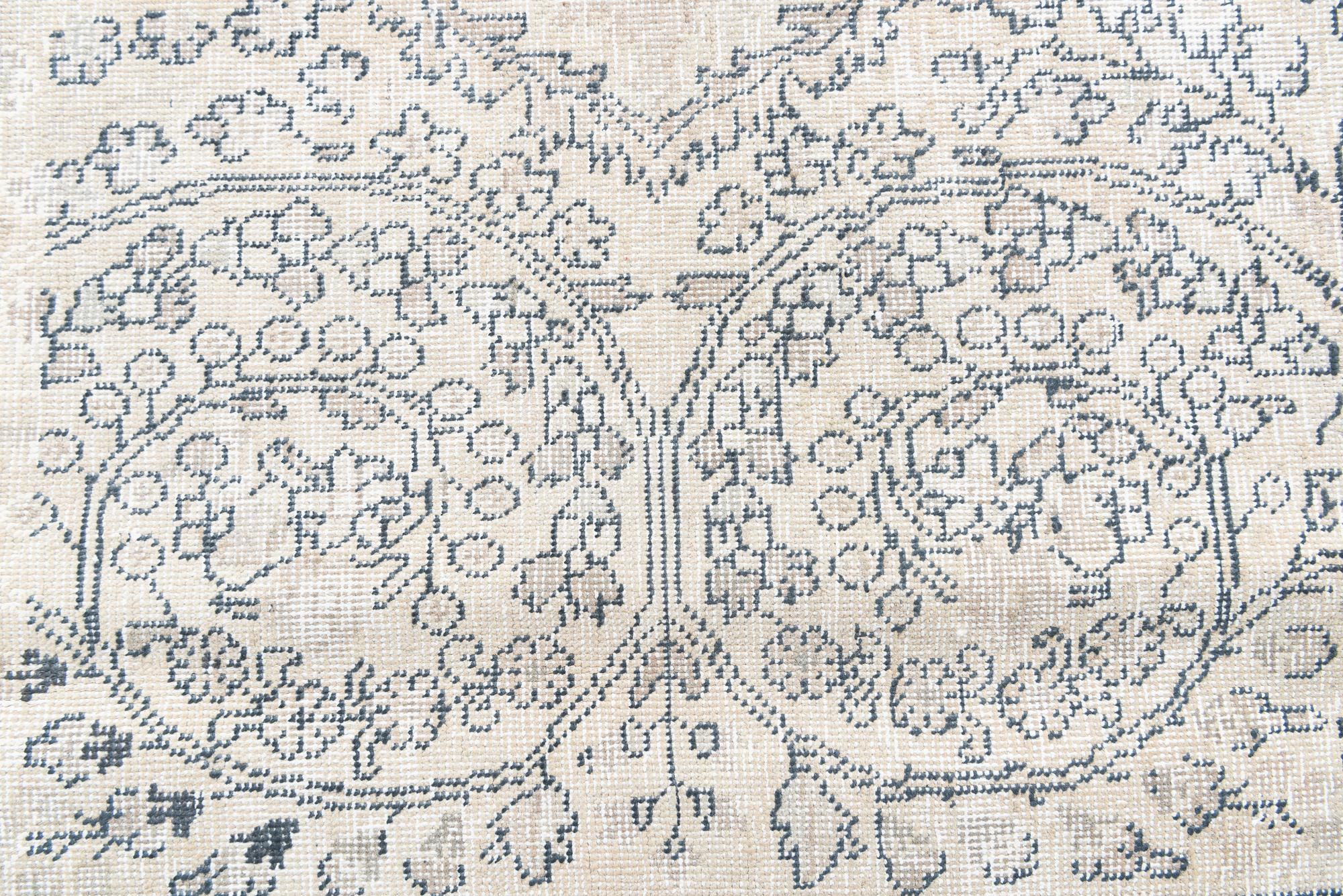 8' 2 x 11' Hand Knotted Ultra Vintage Persian Wool Rug