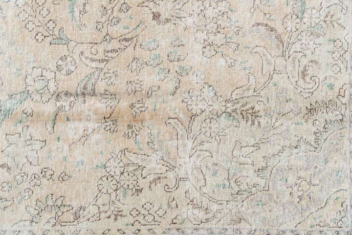 9' 10 x 12' 9 Hand Knotted Ultra Vintage Persian Wool Rug