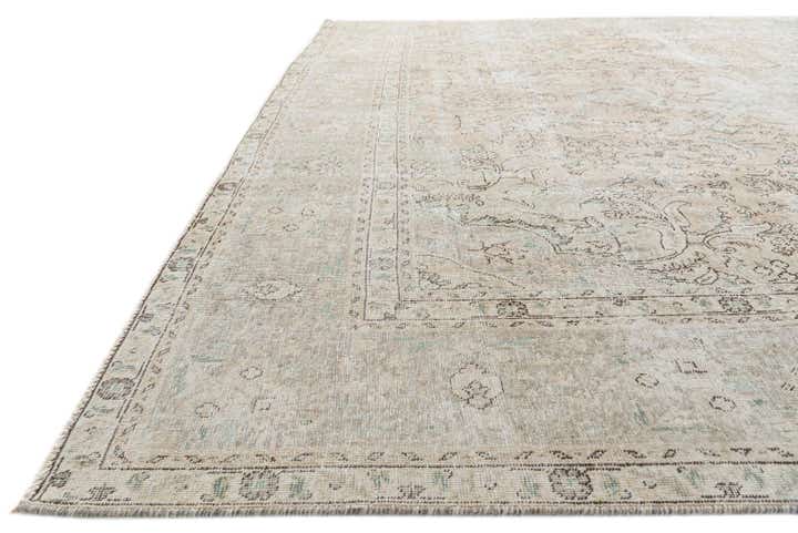 9' 10 x 12' 9 Hand Knotted Ultra Vintage Persian Wool Rug