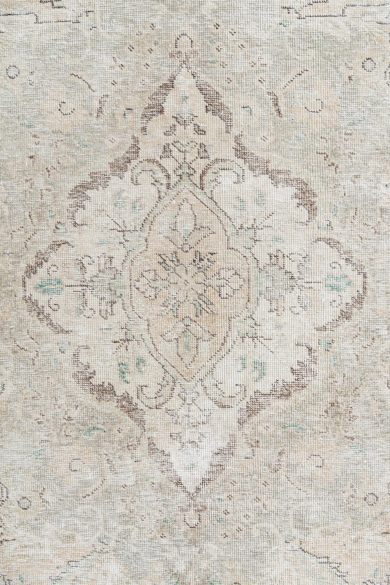 9' 10 x 12' 9 Hand Knotted Ultra Vintage Persian Wool Rug