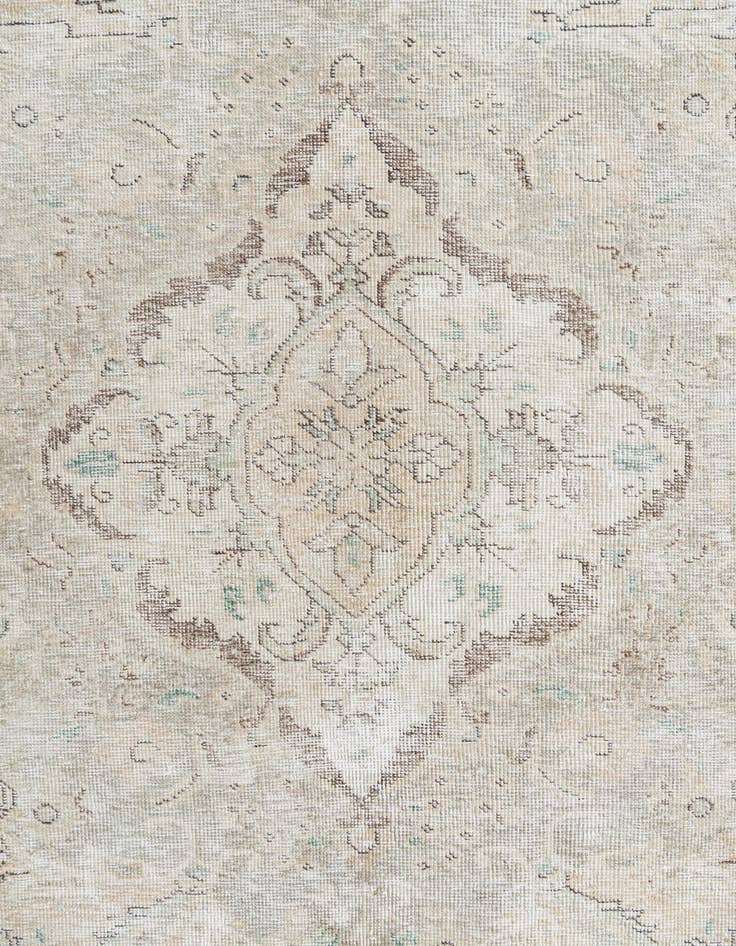 Detail image of 9' 10 x 12' 9  Hand Knotted Ultra Vintage Persian Wool Rug