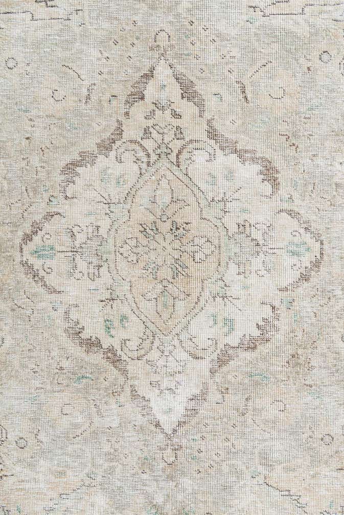 9' 10 x 12' 9 Hand Knotted Ultra Vintage Persian Wool Rug