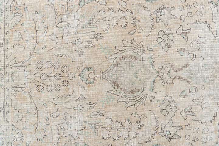 9' 10 x 12' 9 Hand Knotted Ultra Vintage Persian Wool Rug