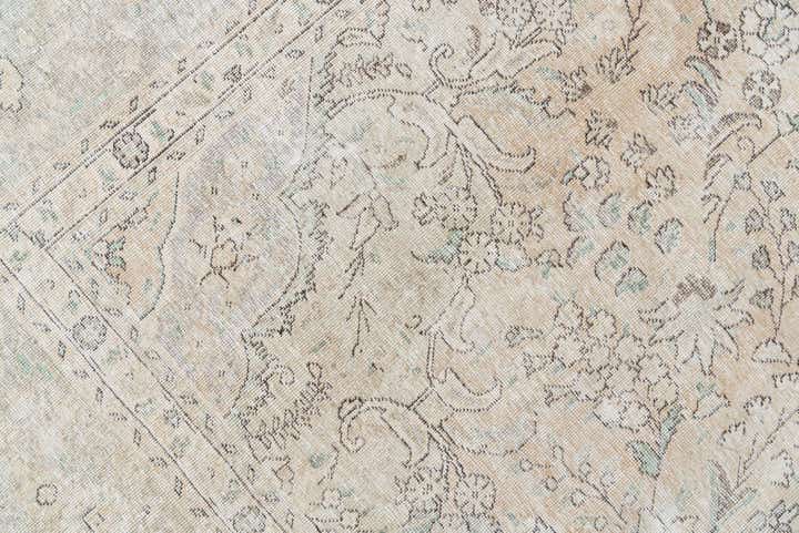 9' 10 x 12' 9 Hand Knotted Ultra Vintage Persian Wool Rug