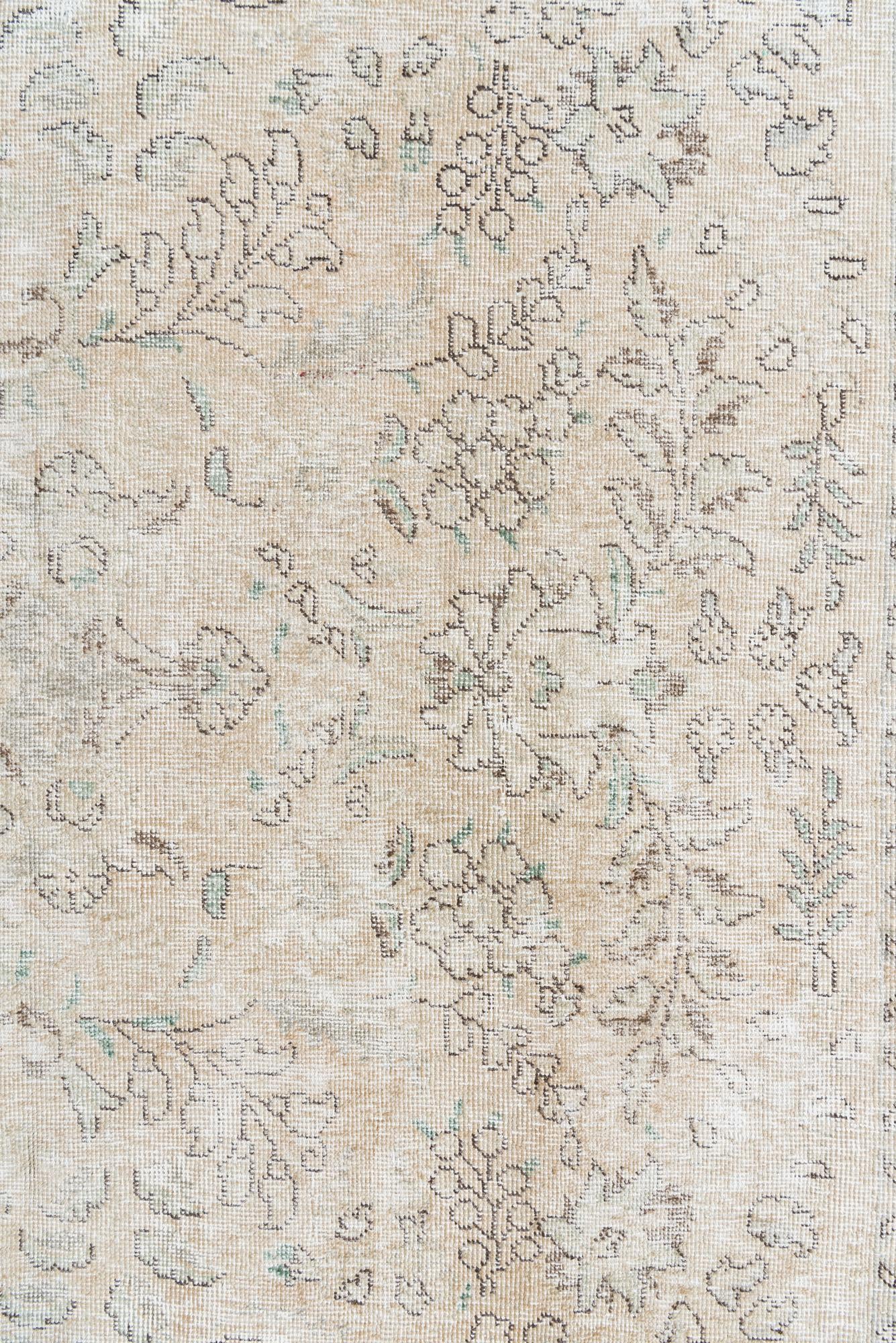 9' 10 x 12' 9 Hand Knotted Ultra Vintage Persian Wool Rug