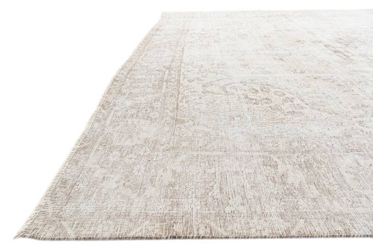 Detail image of 9' 5 x 12' Hand Knotted Ultra Vintage Persian Wool Rug