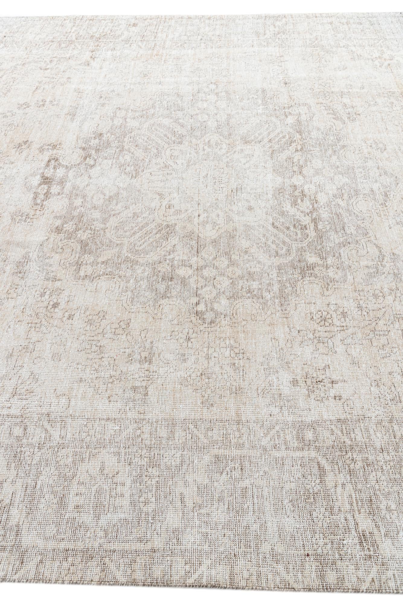 9' 5 x 12' Hand Knotted Ultra Vintage Persian Wool Rug