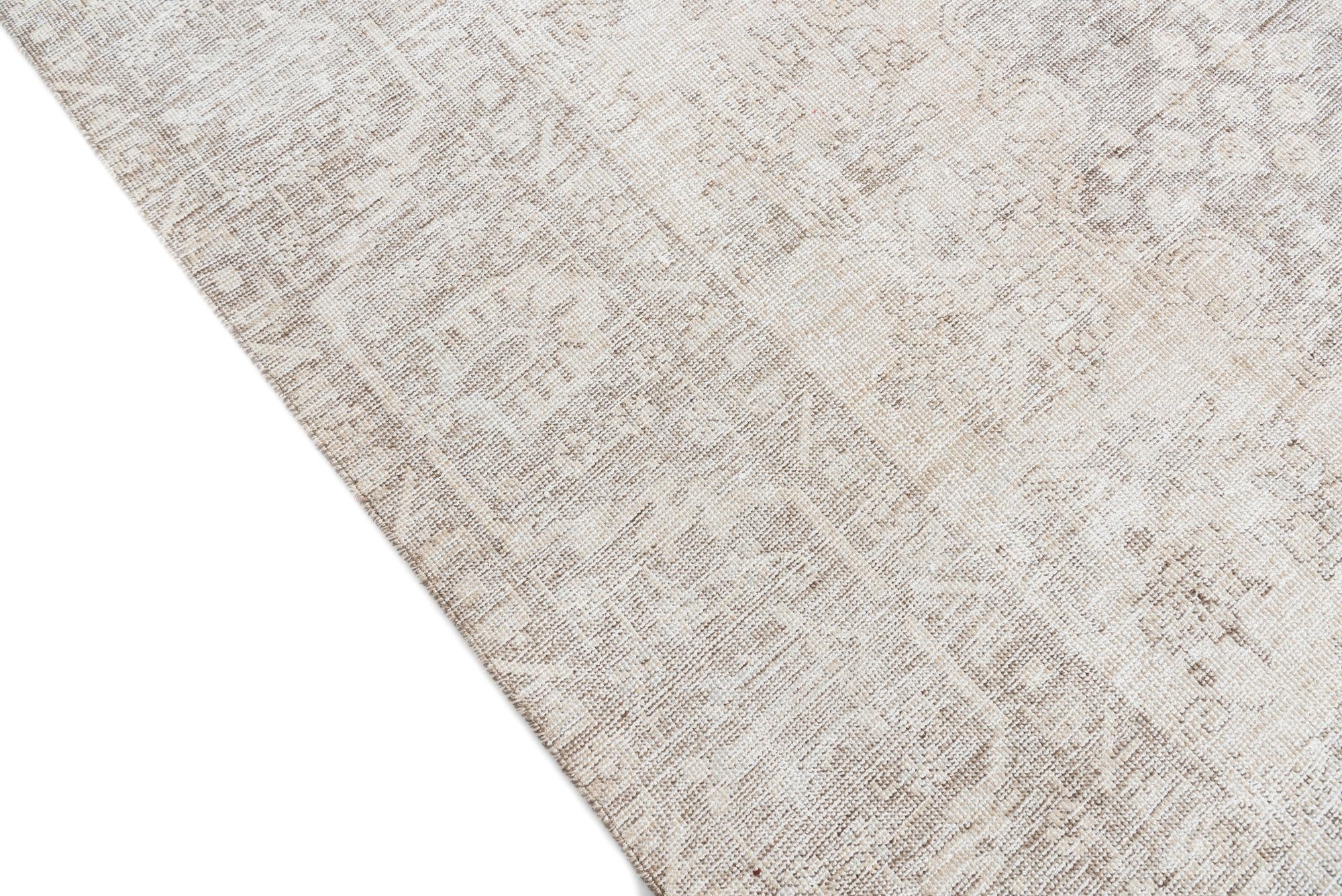 9' 5 x 12' Hand Knotted Ultra Vintage Persian Wool Rug