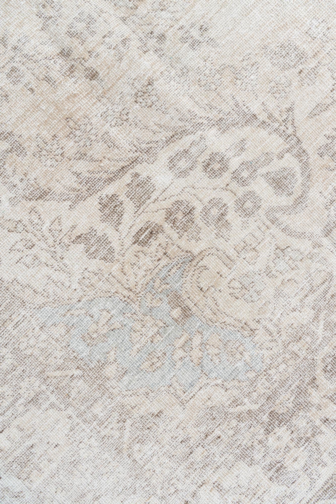 9' 5 x 12' Hand Knotted Ultra Vintage Persian Wool Rug