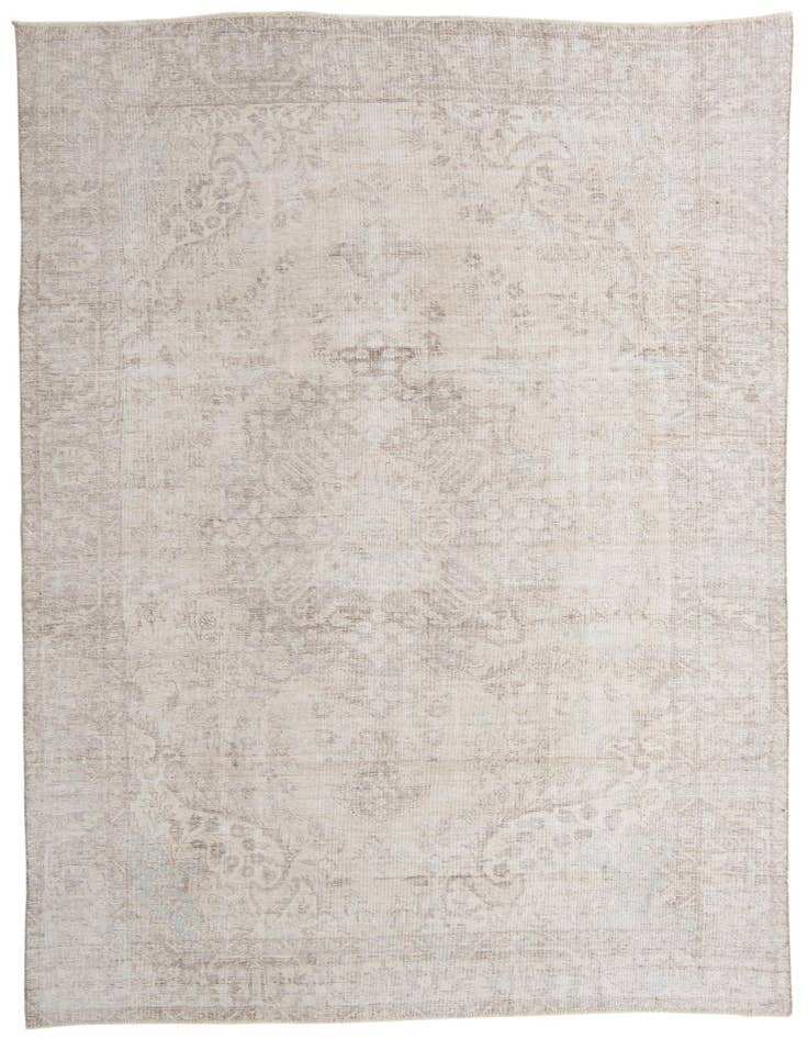 Detail image of 9' 5 x 12' Hand Knotted Ultra Vintage Persian Wool Rug