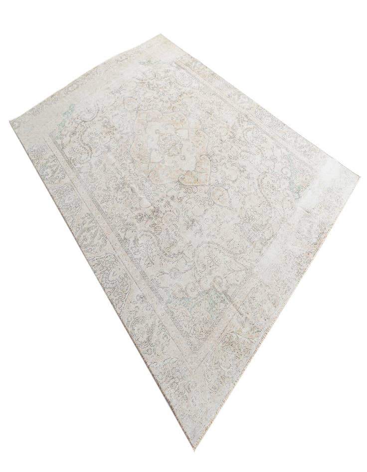 Detail image of 8' 9 x 12' 3 Hand Knotted Ultra Vintage Persian Wool Rug