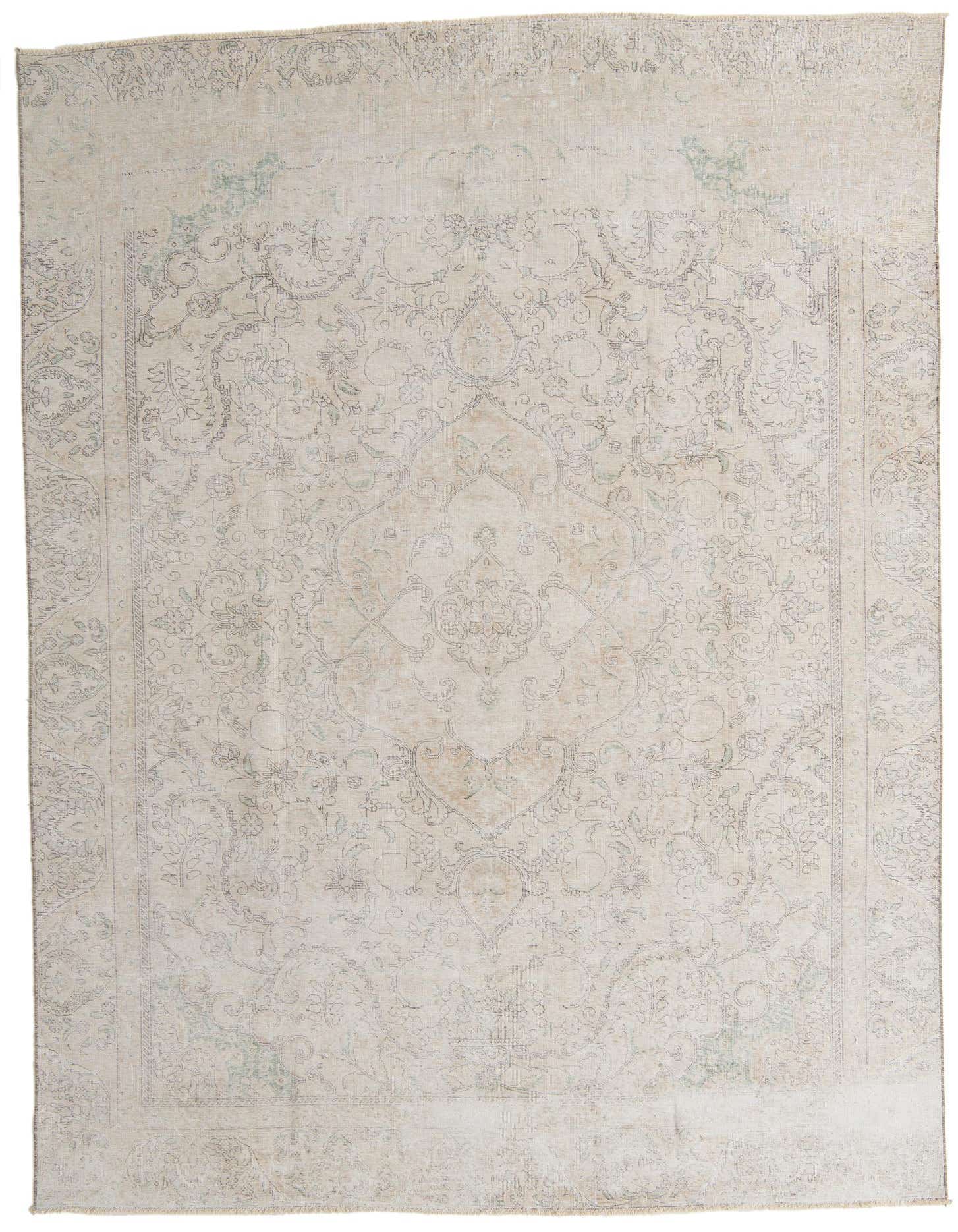Primary image  8' 9 x 12' 3  Hand Knotted Ultra Vintage Persian Wool Rug