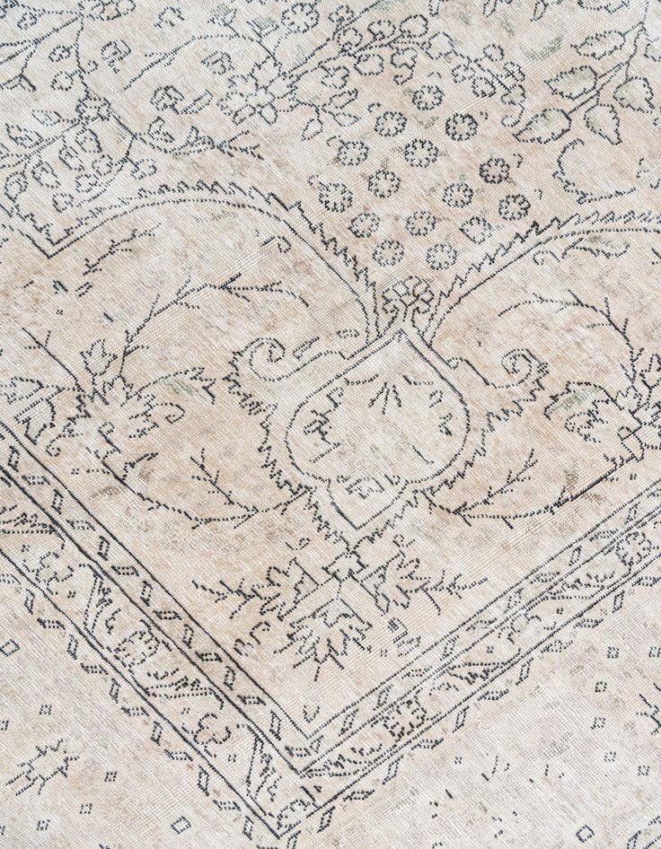 Detail image of 10' x 13' 3  Hand Knotted Ultra Vintage Persian Wool Rug