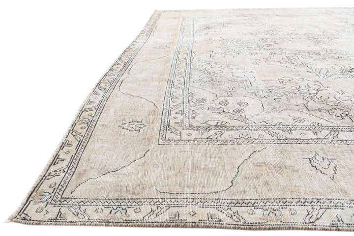 9' 2 x 12' 8 Hand Knotted Ultra Vintage Persian Wool Rug