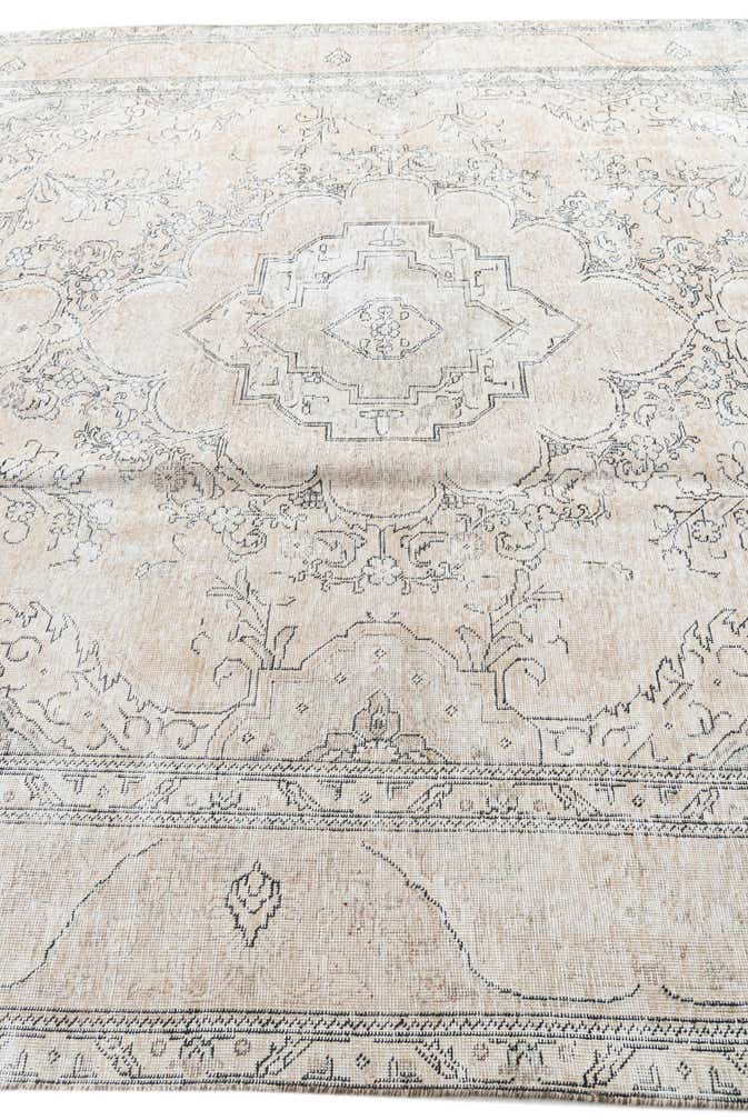9' 2 x 12' 8 Hand Knotted Ultra Vintage Persian Wool Rug