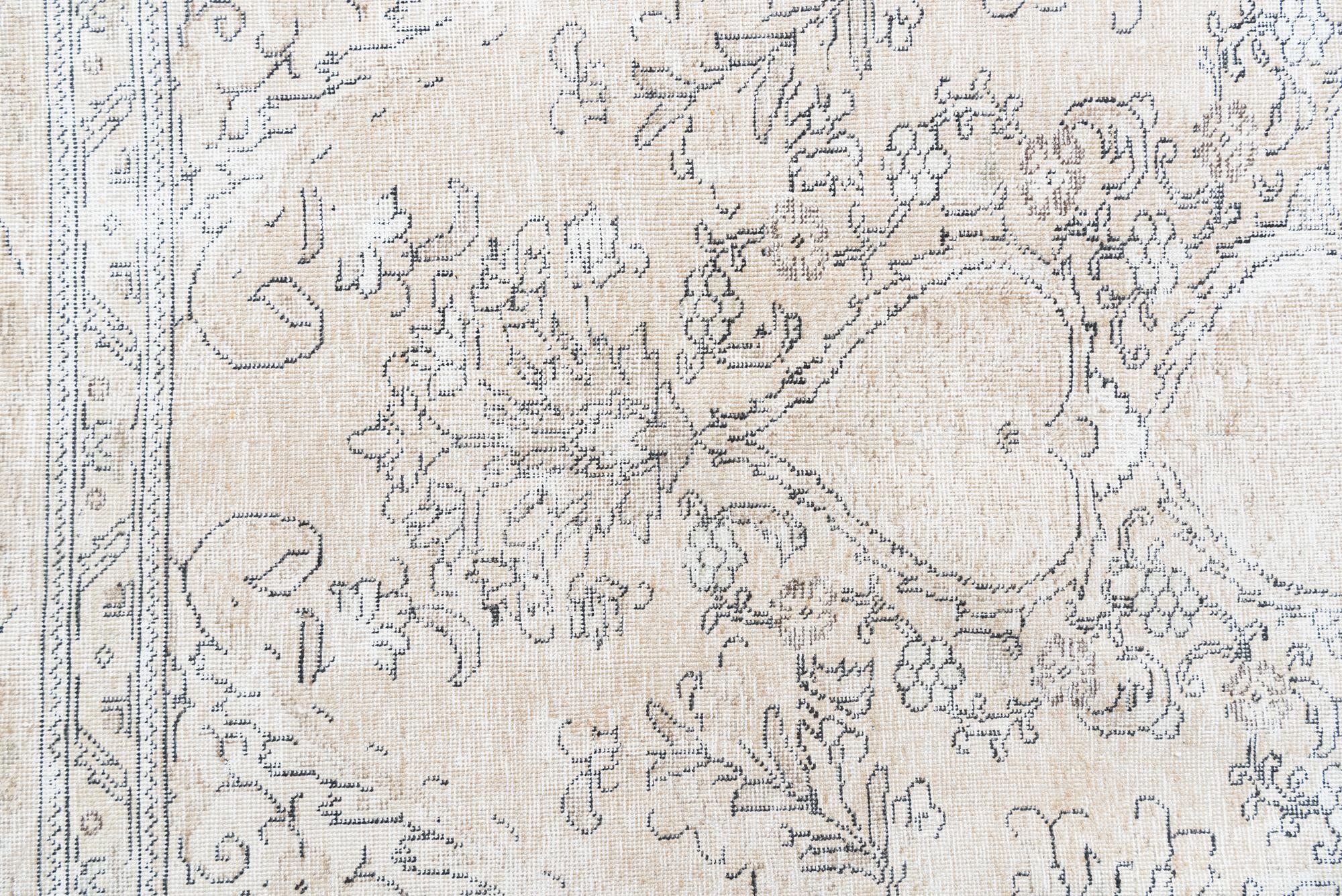 9' 2 x 12' 8 Hand Knotted Ultra Vintage Persian Wool Rug