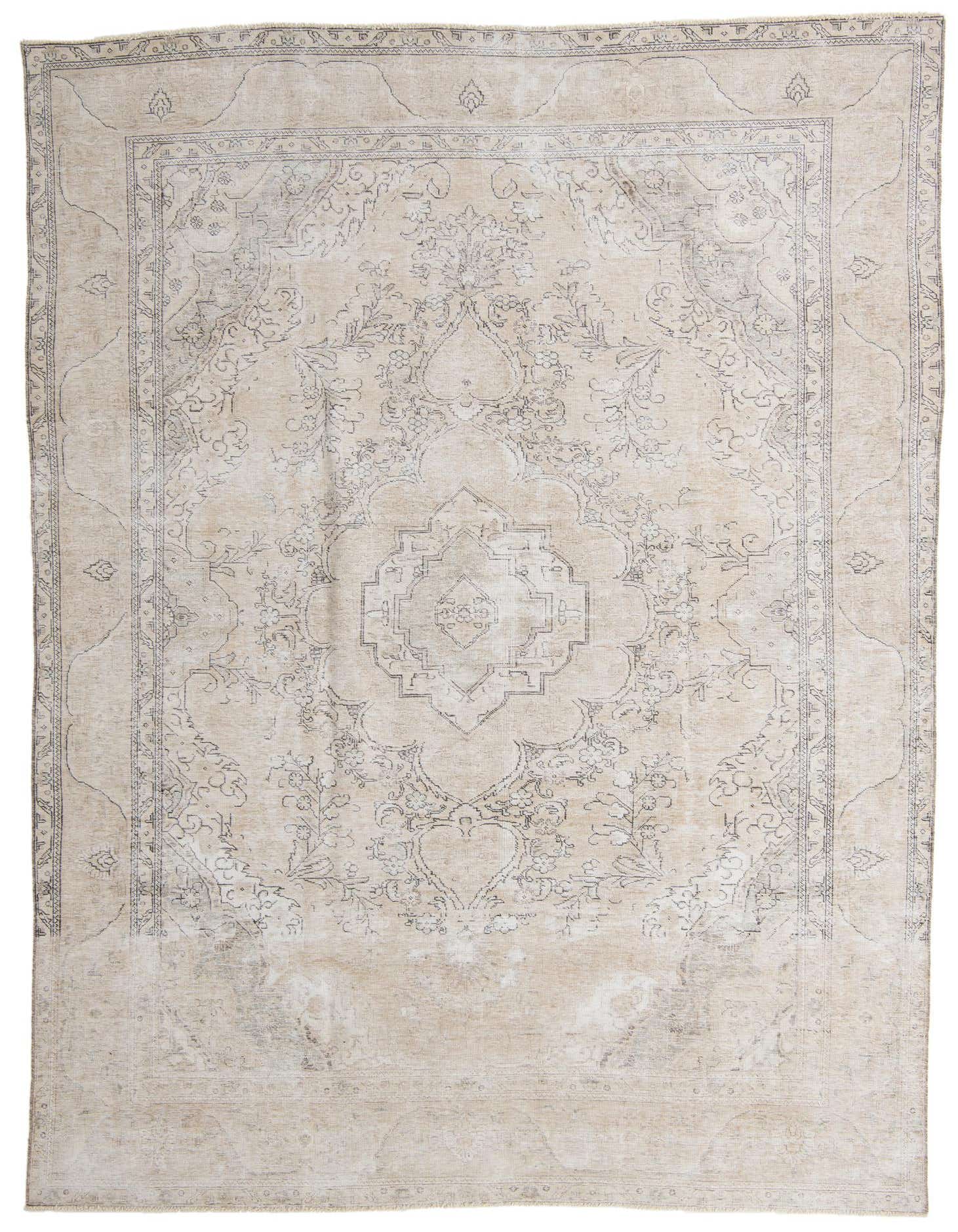 Primary image 9' 2 x 12' 8  Hand Knotted Ultra Vintage Persian Wool Rug