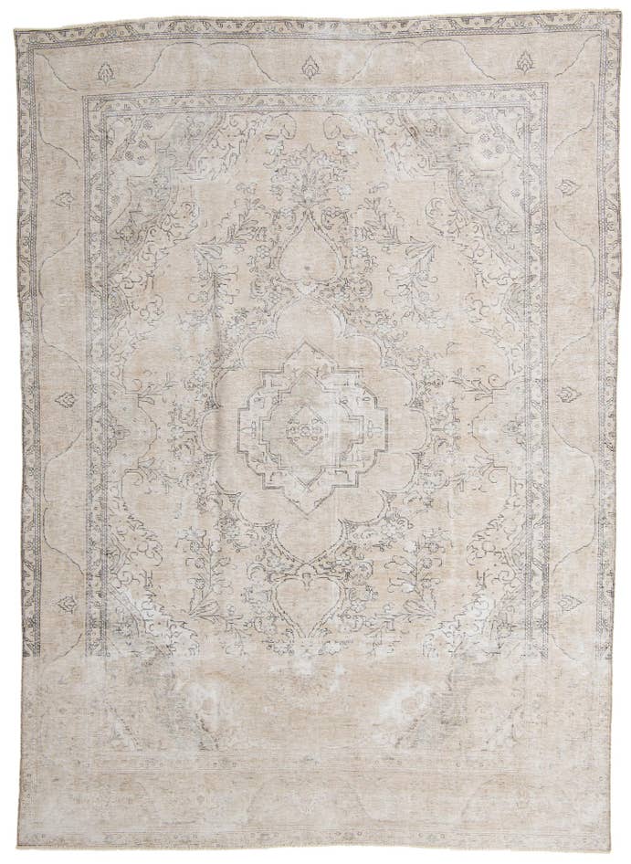 Detail image of 9' 2 x 12' 8 Hand Knotted Ultra Vintage Persian Wool Rug