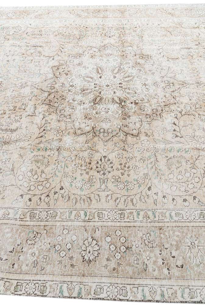 9' 4 x 12' 6 Hand Knotted Ultra Vintage Persian Wool Rug