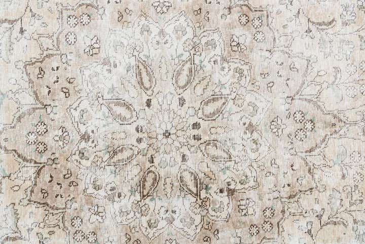 9' 4 x 12' 6 Hand Knotted Ultra Vintage Persian Wool Rug