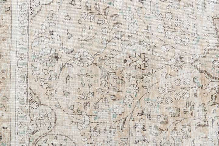 9' 4 x 12' 6 Hand Knotted Ultra Vintage Persian Wool Rug