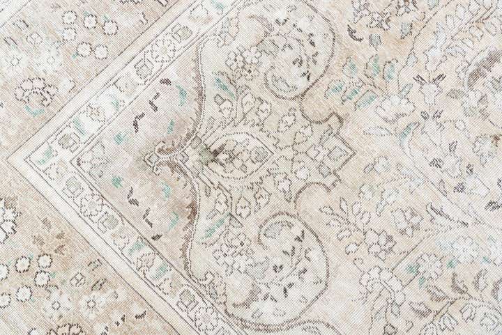 9' 4 x 12' 6 Hand Knotted Ultra Vintage Persian Wool Rug