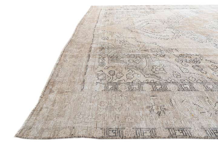 9' 2 x 12' 3 Hand Knotted Ultra Vintage Persian Wool Rug