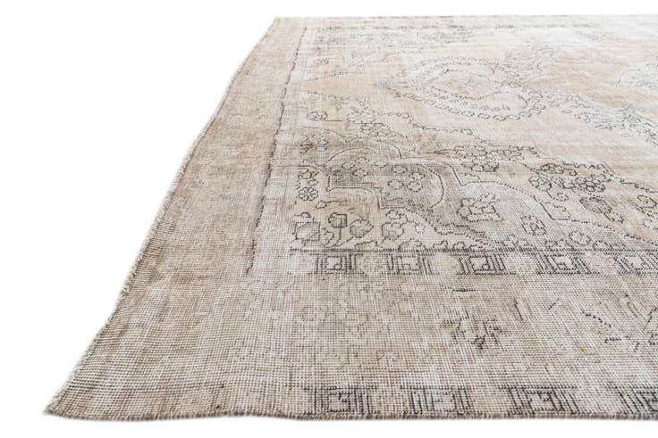 Detail image of 9' 2 x 12' 3 Hand Knotted Ultra Vintage Persian Wool Rug