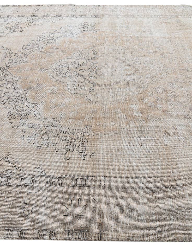 Detail image of 9' 2 x 12' 3  Hand Knotted Ultra Vintage Persian Wool Rug
