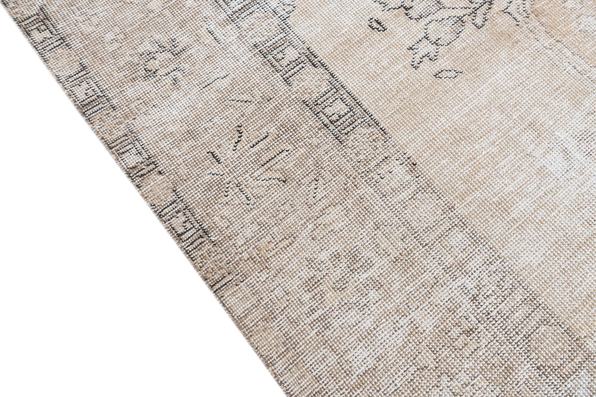 9' 2 x 12' 3 Hand Knotted Ultra Vintage Persian Wool Rug
