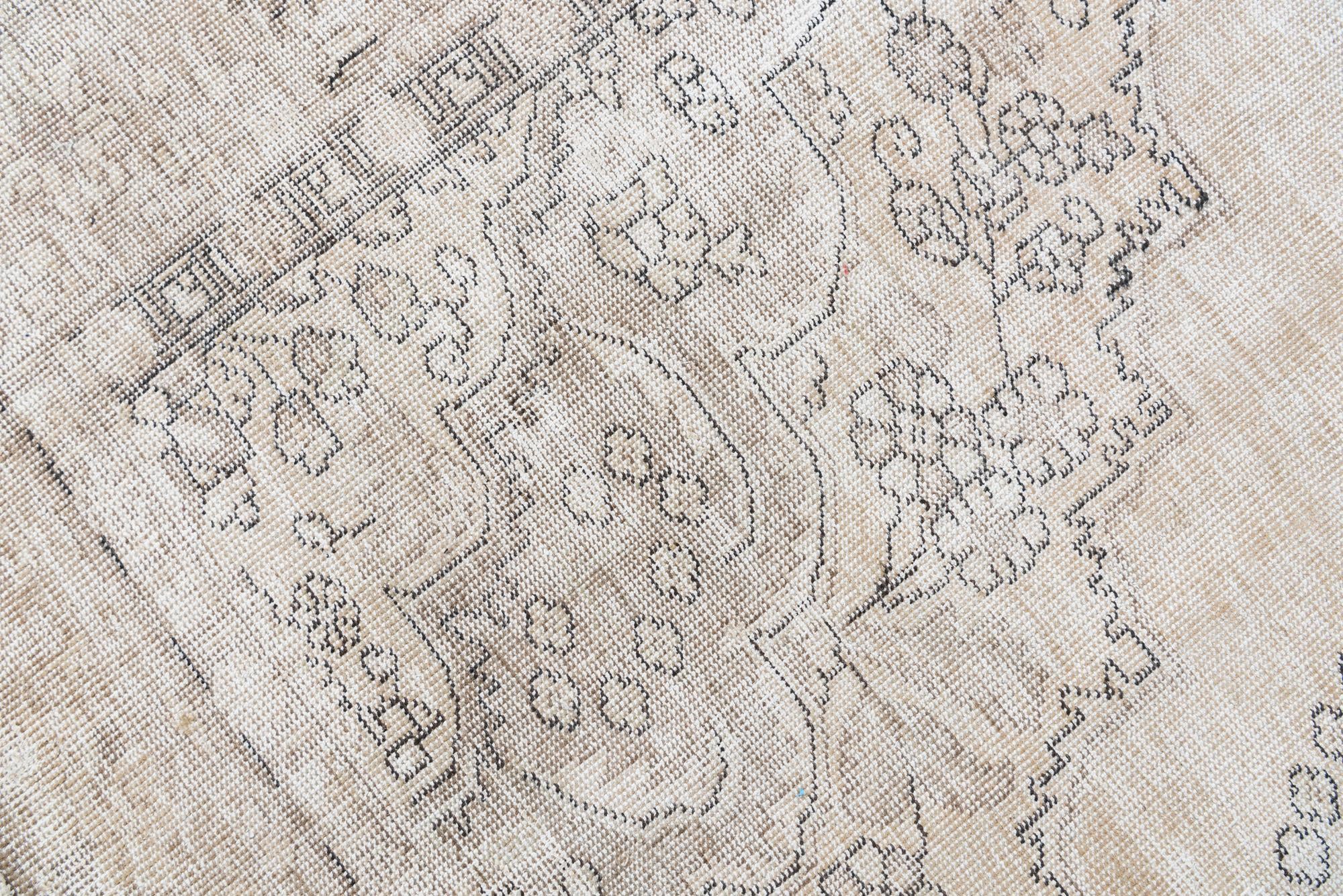 9' 2 x 12' 3 Hand Knotted Ultra Vintage Persian Wool Rug