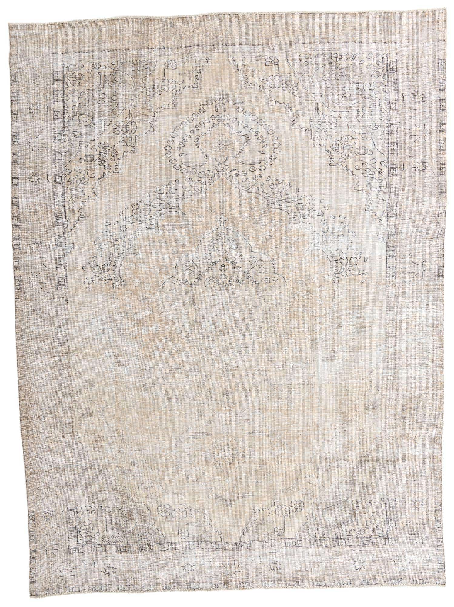 9' 2 x 12' 3 Hand Knotted Ultra Vintage Persian Wool Rug