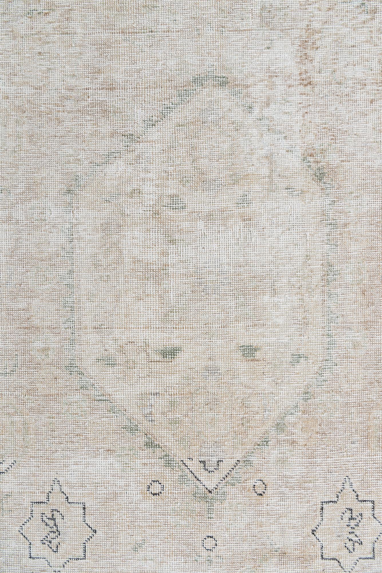 8' 10 x 12' 1 Hand Knotted Ultra Vintage Persian Wool Rug