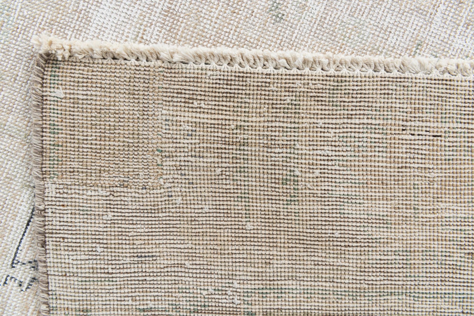 8' 10 x 12' 1 Hand Knotted Ultra Vintage Persian Wool Rug