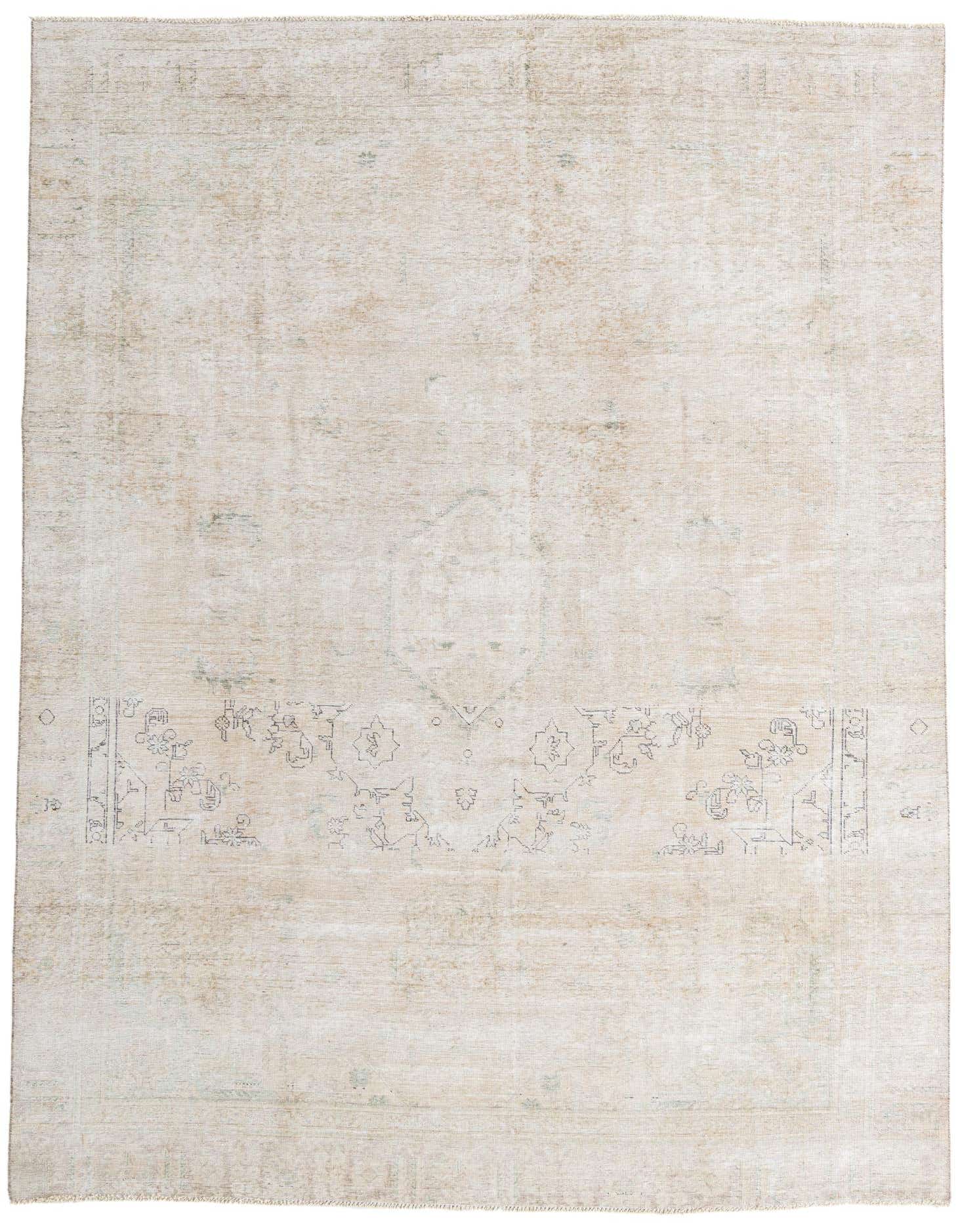 Primary image 8' 10 x 12' 1  Hand Knotted Ultra Vintage Persian Wool Rug