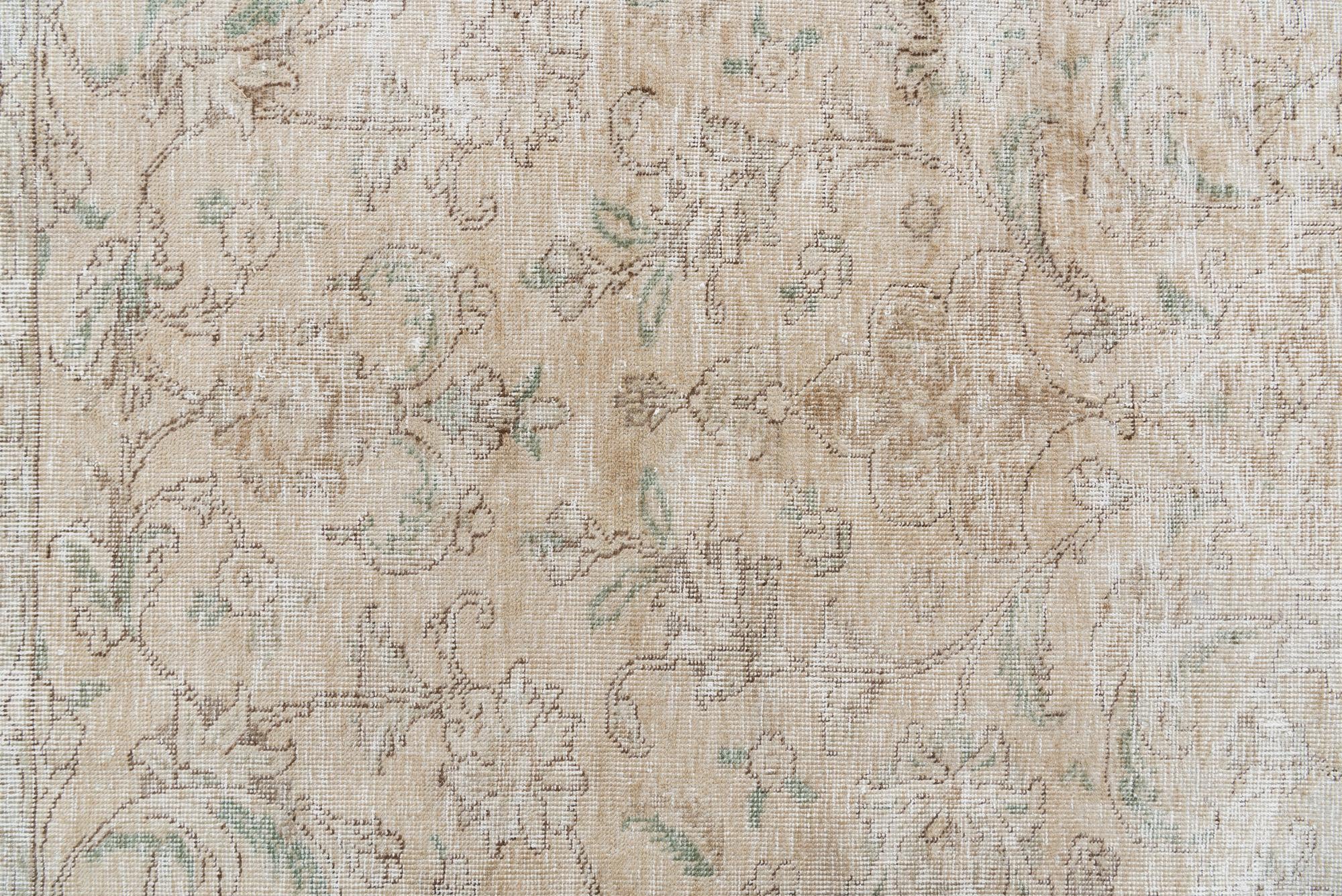 9' 9 x 12' 2 Hand Knotted Ultra Vintage Persian Wool Rug