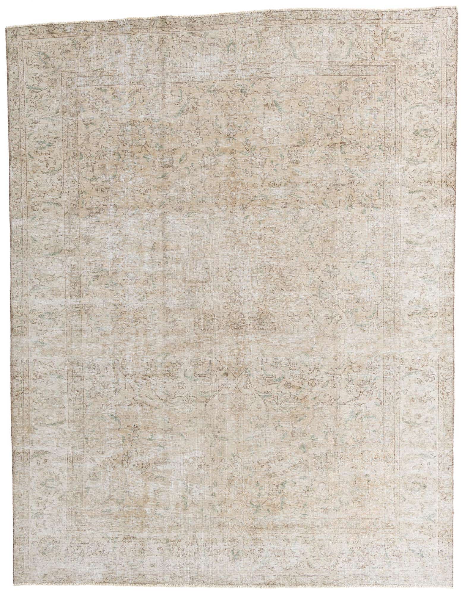 Primary image 9' 9 x 12' 2  Hand Knotted Ultra Vintage Persian Wool Rug