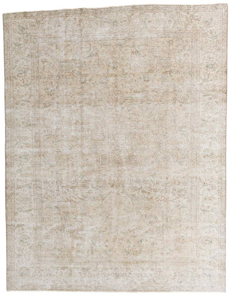 Detail image of 9' 9 x 12' 2 Hand Knotted Ultra Vintage Persian Wool Rug