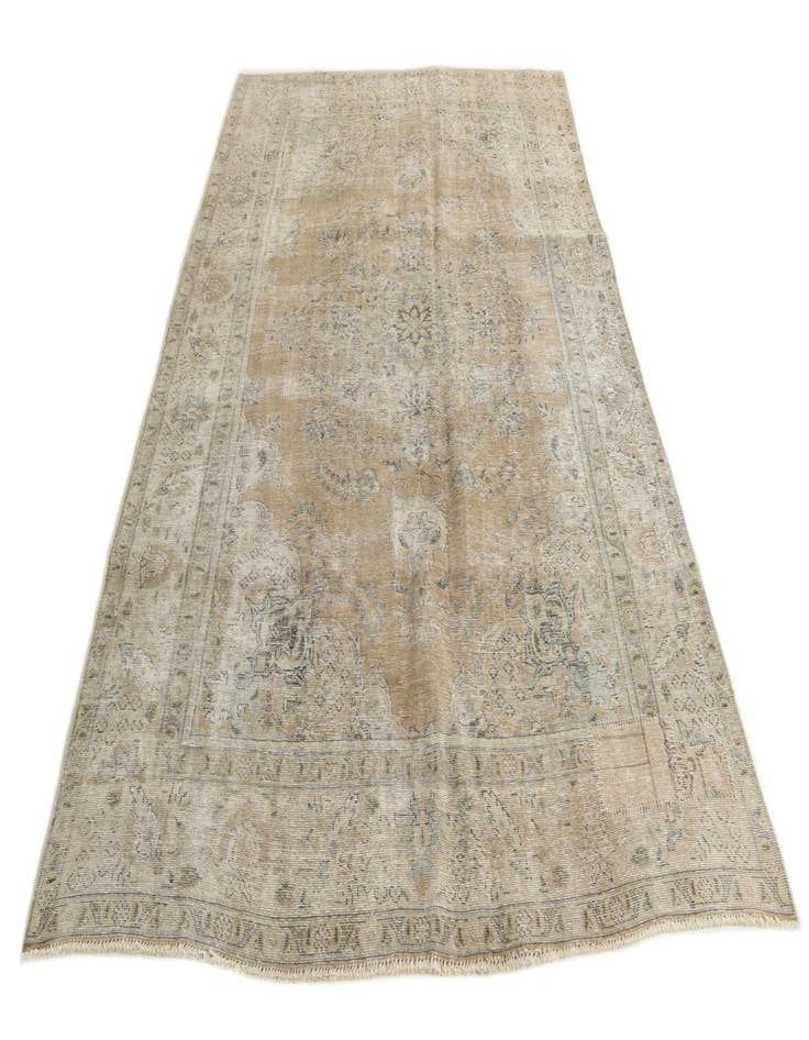 Detail image of 6' 4 x 9' 7  Hand Knotted Ultra Vintage Persian Wool Rug