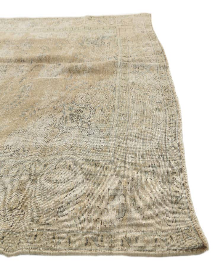 Detail image of 6' 4 x 9' 7  Hand Knotted Ultra Vintage Persian Wool Rug