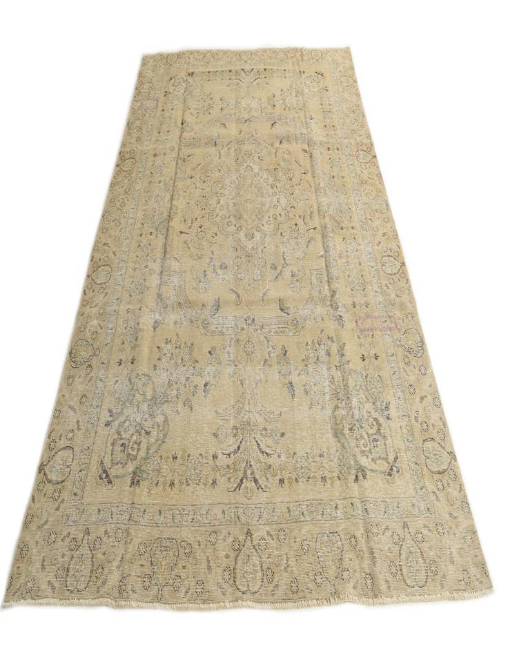 Detail image of 7' 4 x 11'  Hand Knotted Ultra Vintage Persian Wool Rug