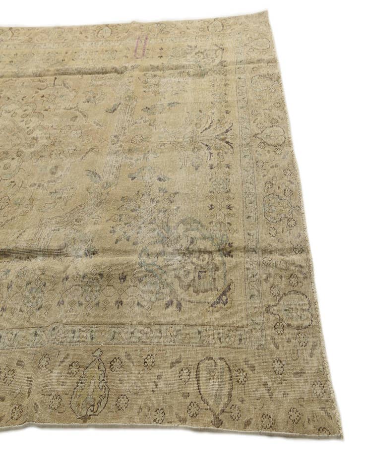 Detail image of 7' 4 x 11'  Hand Knotted Ultra Vintage Persian Wool Rug