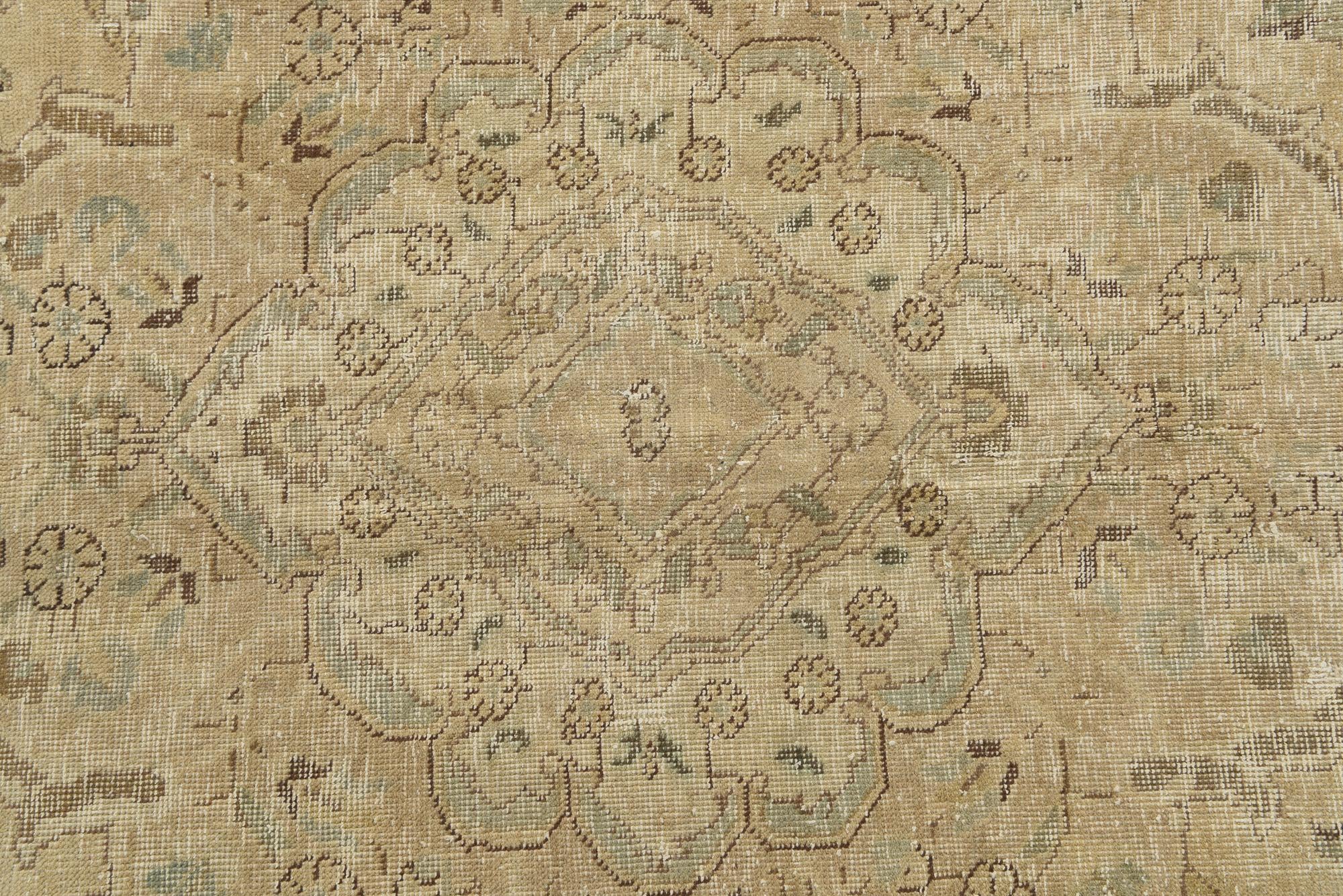 7' 4 x 11' Hand Knotted Ultra Vintage Persian Wool Rug