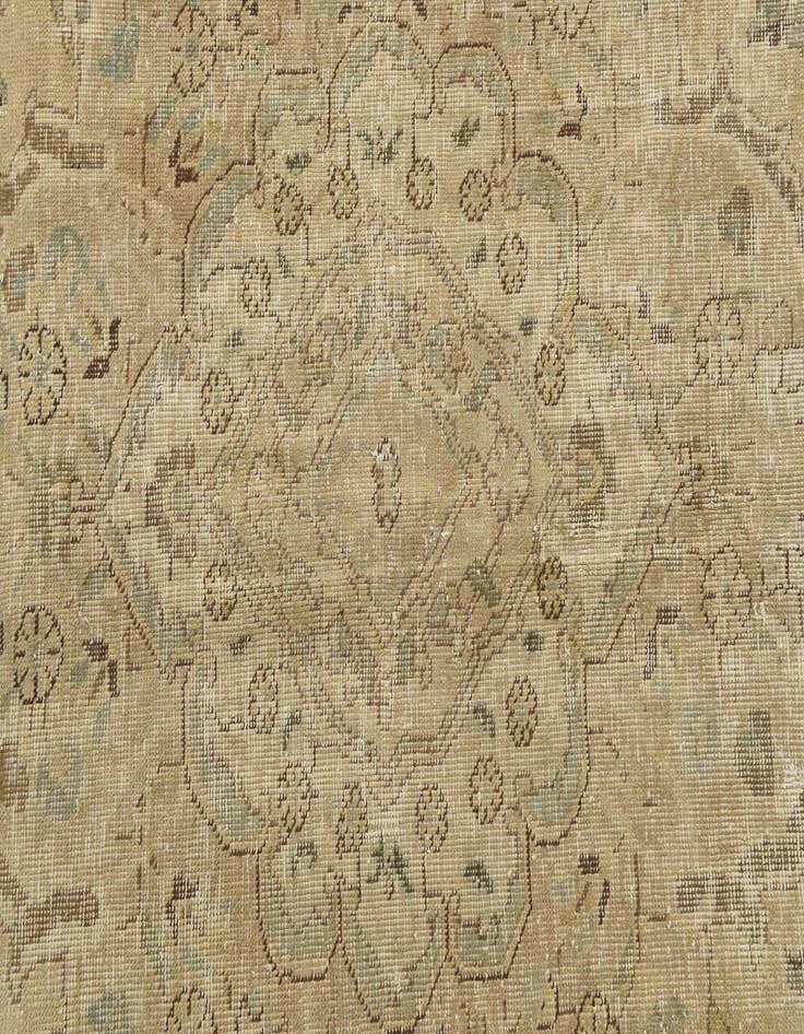 Detail image of 7' 4 x 11'  Hand Knotted Ultra Vintage Persian Wool Rug