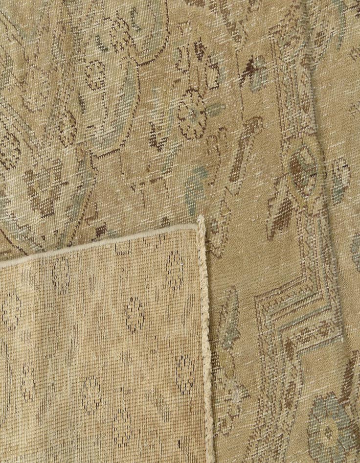 Detail image of 7' 4 x 11'  Hand Knotted Ultra Vintage Persian Wool Rug